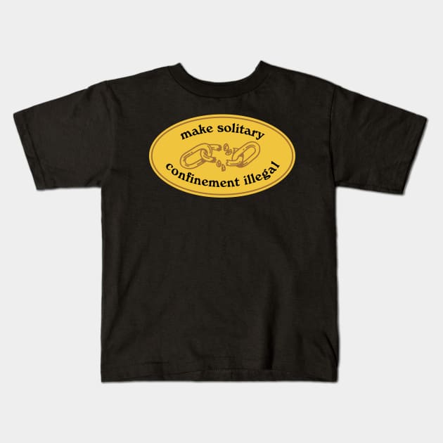 Make Solitary Confinement Illegal Kids T-Shirt by Football from the Left